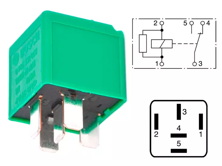 Kytkentärele vastuksella 12V 40/50A - Katkaisijat - 0986332053 - 1