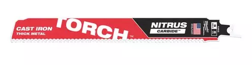 Milwaukee TCT TORCH NITRUS 300mm x 8 Tpi - Puukkosahanterä, purkuterät 5 kpl - Puukkosahanterät - MW475563 - 1