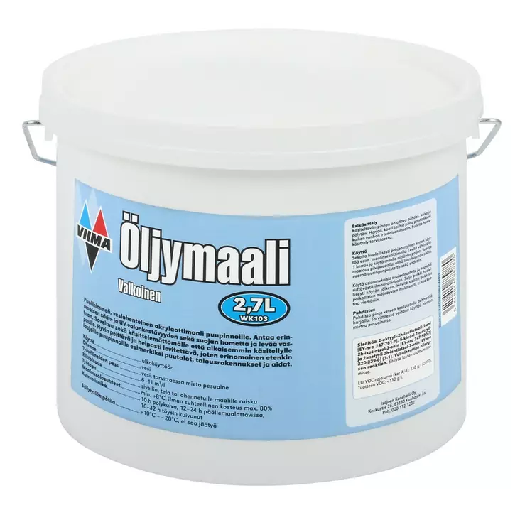 ÖLJYMAALI VALKOINEN 2,7L - Öljyt - WK103 - 1