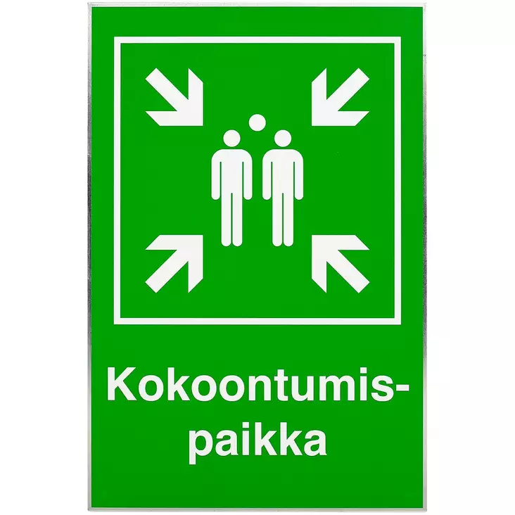 Opaste 200X300 Kokoontumispaikka Alu - Ensiapu ja työsuojelu - TRA063 - 1