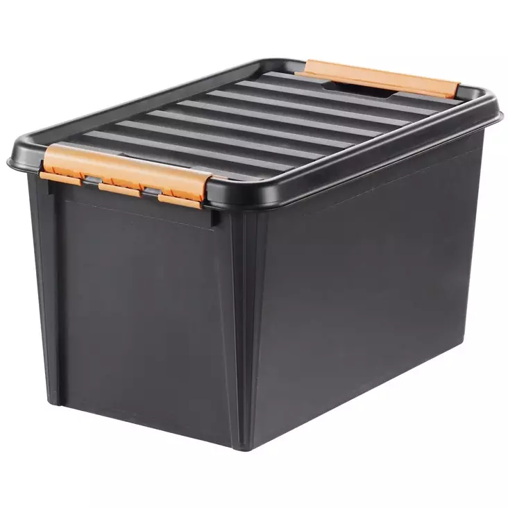 Säilytyslaatikko Pro 45L Musta - Työpöydät ja laatikot - OX023 - 1