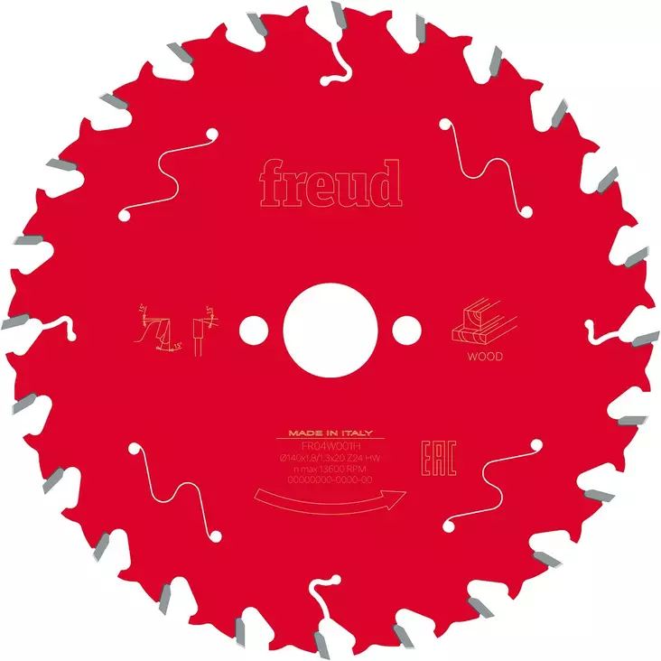 SIRKKELINTERÄ 140X2,4X20 Z24 KOVAMETALLI - Sirkkelinterät - CFT30003 - 1