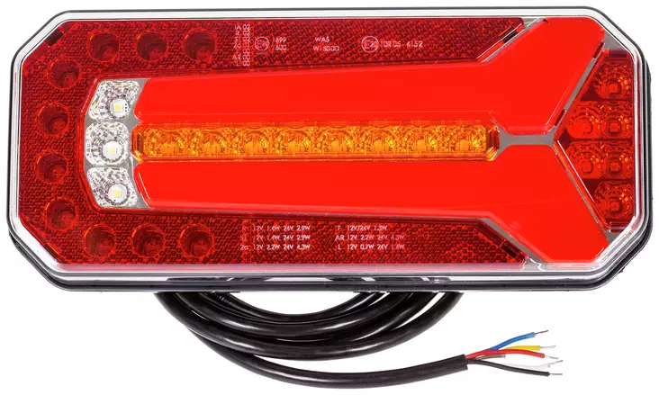 TAKAVALO LED 12-24V OIKEA JOHTO - Peräkärryn valot - ST100663 - 1