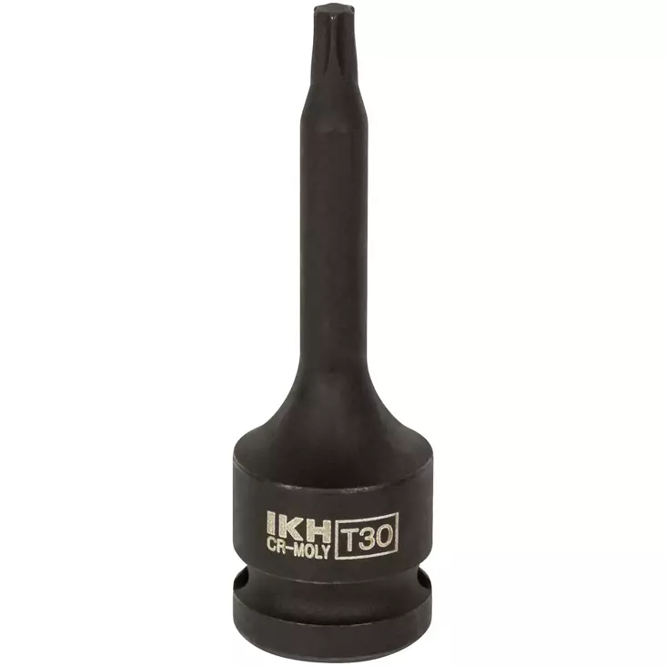 Torx Kärkihylsy 1/2" T30 78mm Voimahylsy - Konehylsyt - IKH6573 - 1