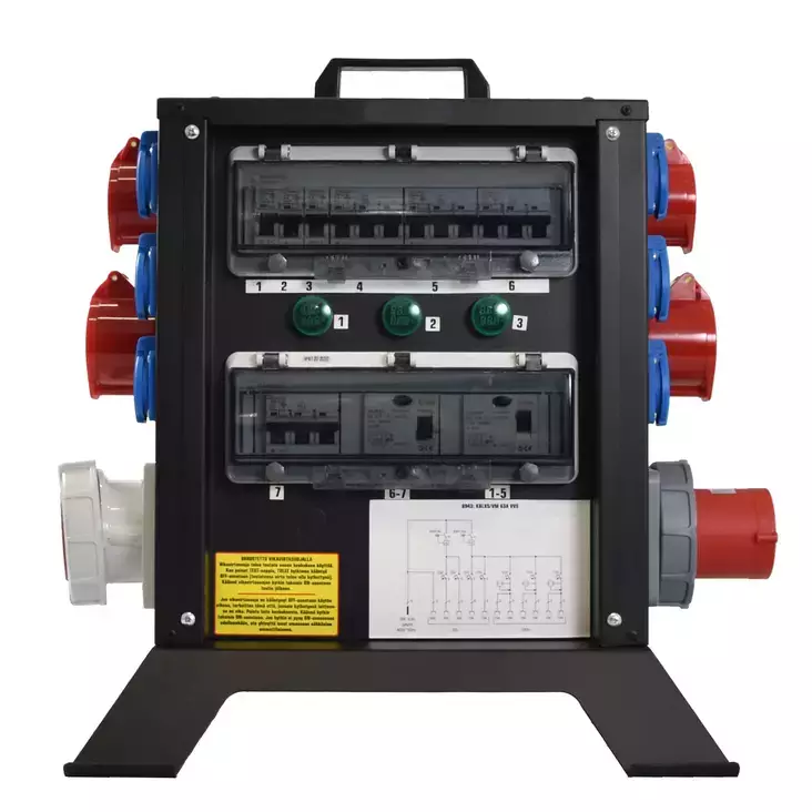 TYÖMAA-ALAKESKUS 63 A MITTARI PORRASKESKUS - Letku- ja sähkökelat - 8943 - 1