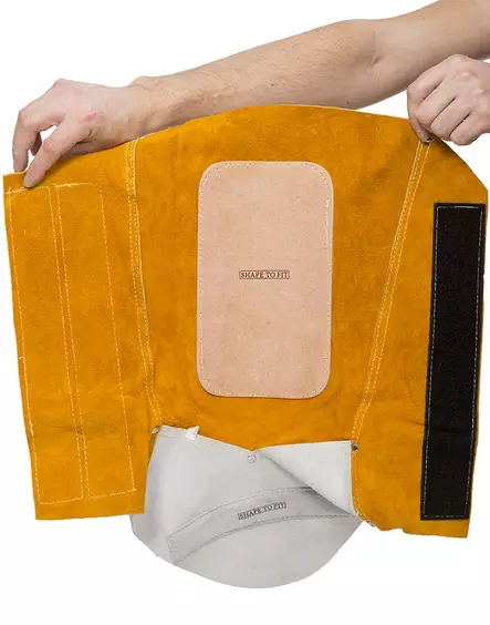 JALKASUOJA NAHKA KENKÄSUOJALLA - Hitsaussuojaimet - 44-2114 - 2