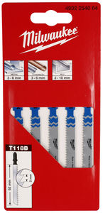 KUVIOSAHANTERÄ T118B 55/2MM 5KPL - Kuviosahanterät - MW254064 - 1