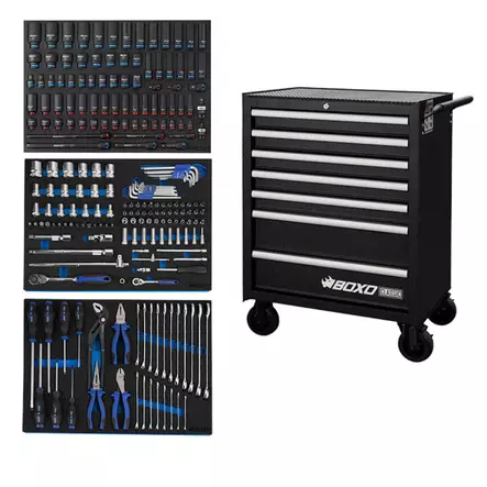 BOXO TYÖKALUVAUNU TYÖKALUILLA 224-OS. - Työkaluvaunut - 285-7071C-224 - 1