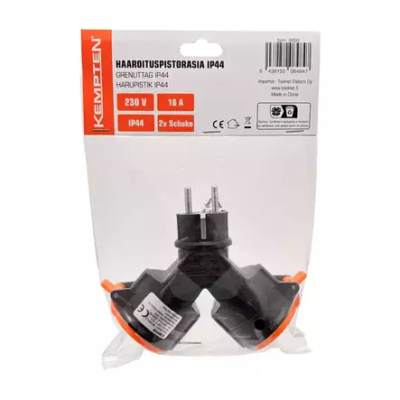 Haaroituspistotulppa 2-osa 230V - Letku- ja sähkökelat - 8484 - 2