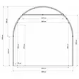 Autotalli 4X10M 450G/M2 PVC Kupolimalli - Pressutallit - XK6264 - 2