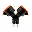 Haaroituspistotulppa 2-osa 230V - Letku- ja sähkökelat - 8484 - 1