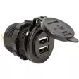 USB-RASIA 6-30V -> 5V-4.8A 2-PORTTIA - USB-laturit, pistokkeet ja adapterit - ST019104 - 1