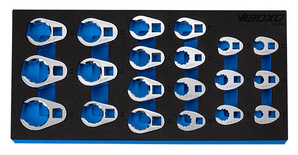 KUKONJALKA-AVAINSRJ 3/8",1/2" 10-32MM - Moduulit työkaluvaunuihin - 284-BX654 - 1