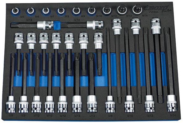 RIBEKÄRKISARJA 1/2" 32-OS M5-M14 - Moduulit työkaluvaunuihin - 291-BE054 - 1