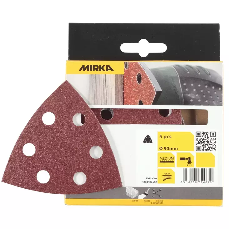 TARRAKOLMIO G180/6-R 90MM 5KPL - Hiomapaperit koneisiin - MIR554 - 1