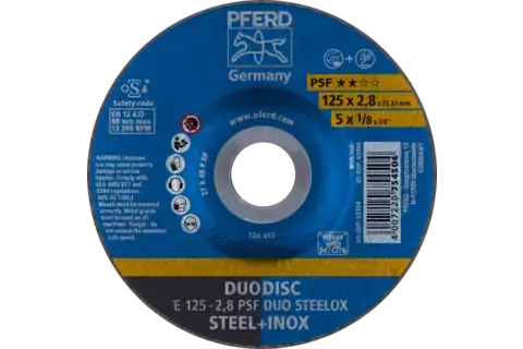 DUO LAIKKA PFERD 125X2,8 PSF - Katkaisulaikat - P754504 - 1
