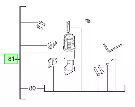 HOLDER M18 FNB35 - Työkalujen varaosat - 4931507774 - 1