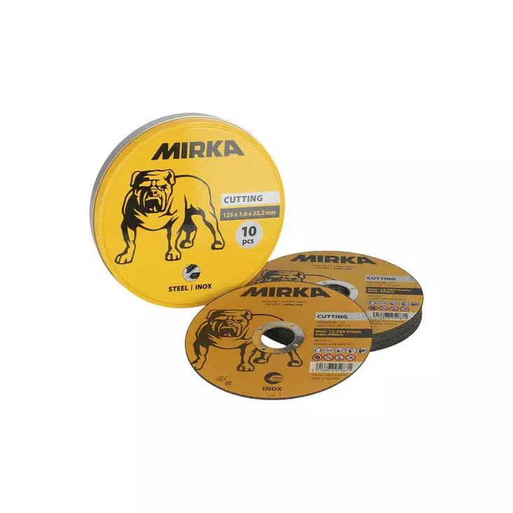 Katkaisulaikka 125X1,0X22,2mm 10Kpl Inox - Katkaisulaikat - MIR1934 - 1