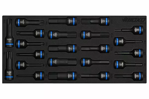 Konehylsysarja 1/2" Torx & Kuusiokolo - Moduulit työkaluvaunuihin - 284-BX774 - 1