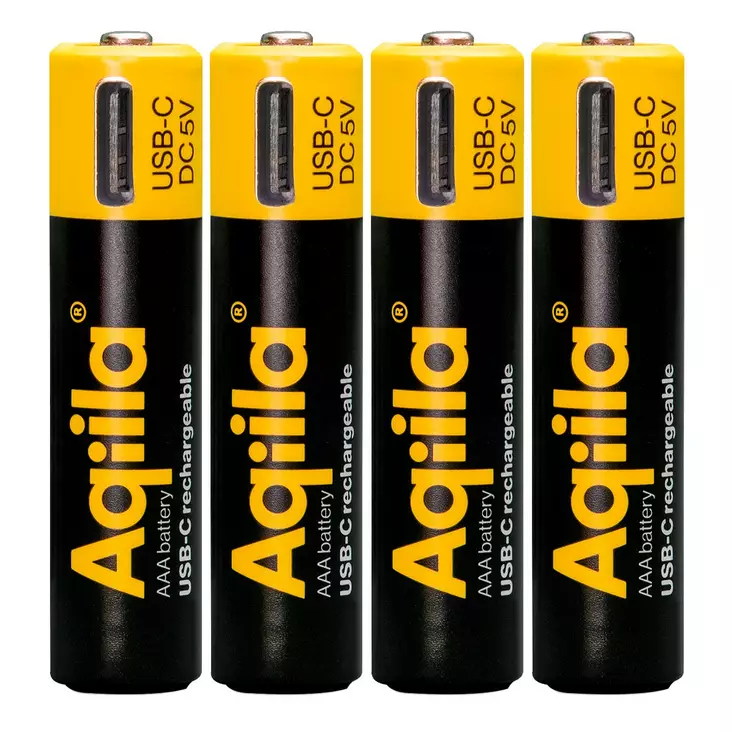 Ladattava AAA Usb-C 4-Pack Lithium 1,5V - Paristot - GP406094 - 1