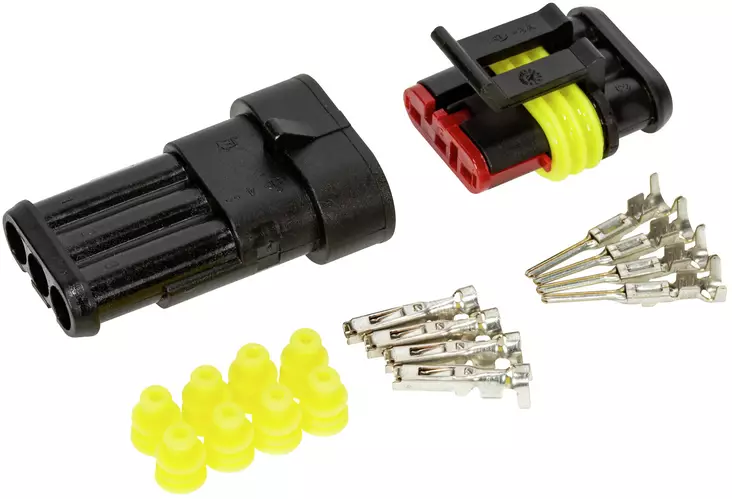 LIITINPARI 3-NAPAINEN SUPERSEAL 12/24V - Liittimet - CRX904 - 1