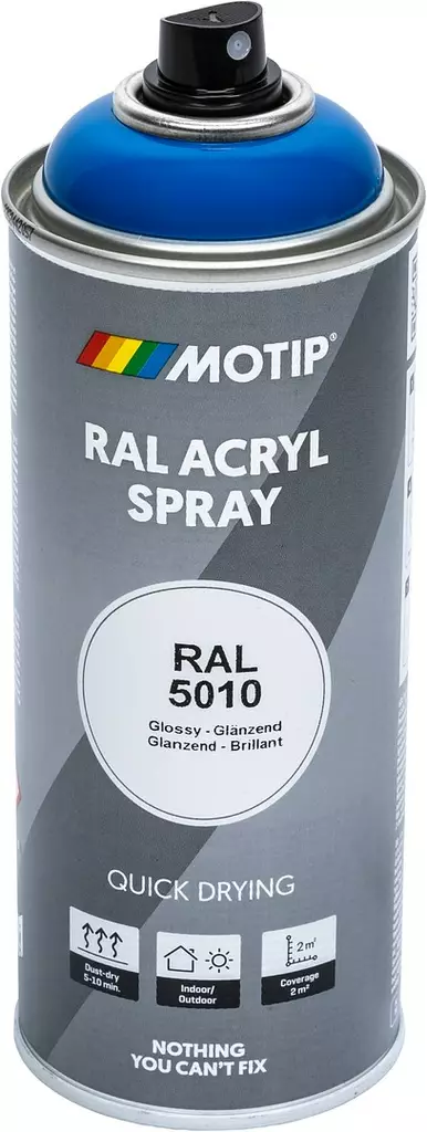 MAALI SININEN RAL5010 AKR. SPRAY 400ML - Tekniset kemikaalit - TIP07004 - 1