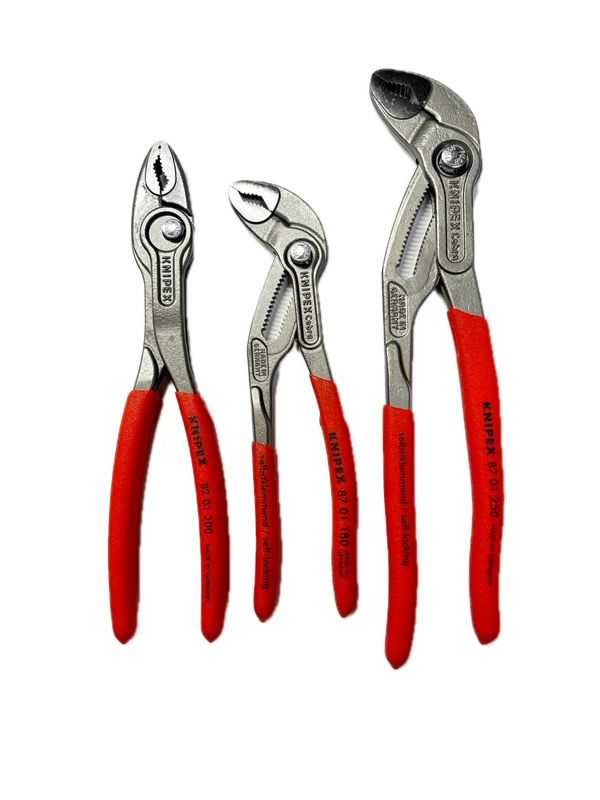 PIHTISARJA 1 KNIPEX 3-OS COBRA/TWIN - Yleis- ja siirtoleukapihdit - 674264 - 1