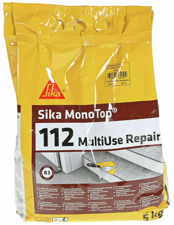 PIKAKORJAUSLAASTI 5KG BETONI MONOTOP-112 - Rakennuskemikaalit - SIK034 - 1