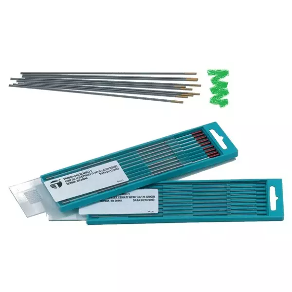 TIG (GTAW) ELEKTRODI WP VIHREÄ 2,4X150(1 KPL) - Hitsaustarvikkeet - TR0001-24 - 1