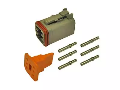 DEUTSCH DT PISTOKE 6-NAP. NAARASLIITTIMIN - Liittimet - 1605-N8K055 - 1