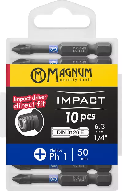 Kärki Impact 10kpl Ph1 50mm - Ruuvauskärjet ja pidikkeet - 17285 - 1