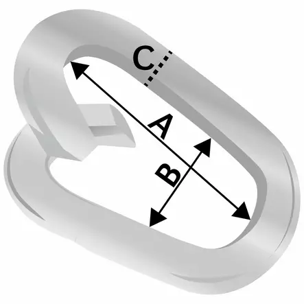 Korjauslenkki Ketjulle 5mm - Luokittelemattomat ketjut ja tarvikkeet - KLK05 - 9