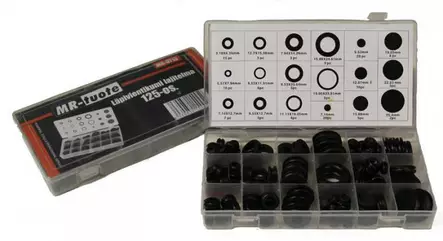 Läpivientikumi lajitelma 125 osaa - Korjaamotyökalut - MR-0715 - 1