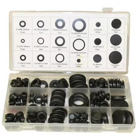 Läpivientikumi lajitelma 125 osaa - Korjaamotyökalut - MR-0715 - 2