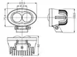 LED TRUKKIVALO SIN 9-110V 6W - Työvalot - 1603-300355 - 2