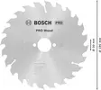 Bosch Pyörösahanterä 190X2,6X30MM Z24 OP - Sirkkelinterät - 2608640615 - 3