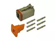 DEUTSCH DT PISTOKE 6-NAP. NAARASLIITTIMIN - Liittimet - 1605-N8K055 - 1