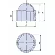 Hattumutteri M10 4kpl Ip - Essve kiinnitystarvikkeet - MEG8503015 - 9