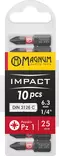 Kärki Impact 10kpl Pz1 25mm - Ruuvauskärjet ja pidikkeet - 17375 - 1