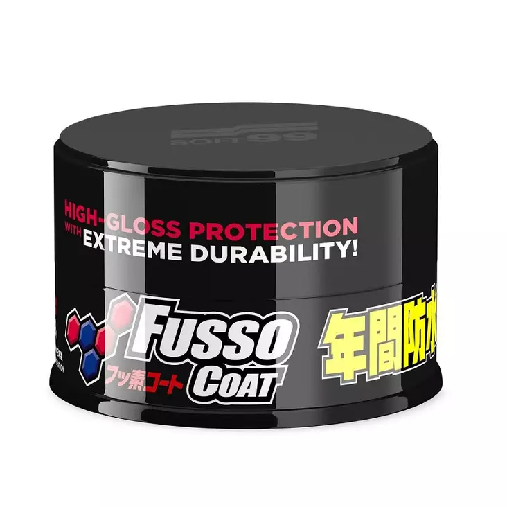AUTOVAHA SOFT99 ''UUSI FUSSO'' COAT BLACK, 200 G, PELKKÄ VAHA - Autonhoitotuotteet - HS3485 - 1