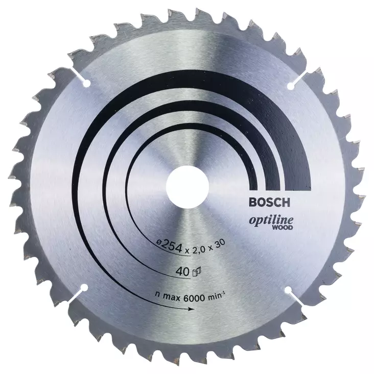 BOSCH SIRKKELINTERÄ 254X2,0X30 Z40 OP - Sirkkelinterät - 2608640435 - 1