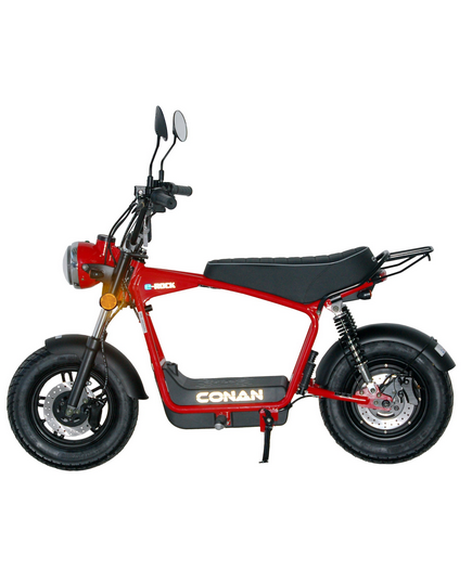 CONAN E-ROCK PUNAINEN 1000W 25km/h - Mopot - EROCKRED25 - 1