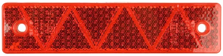 HEIJASTIN PUNAINEN 40X180 KIINN.REIÄT (EI PAKATTU) - Peräkärryn valot - ST100475 - 1