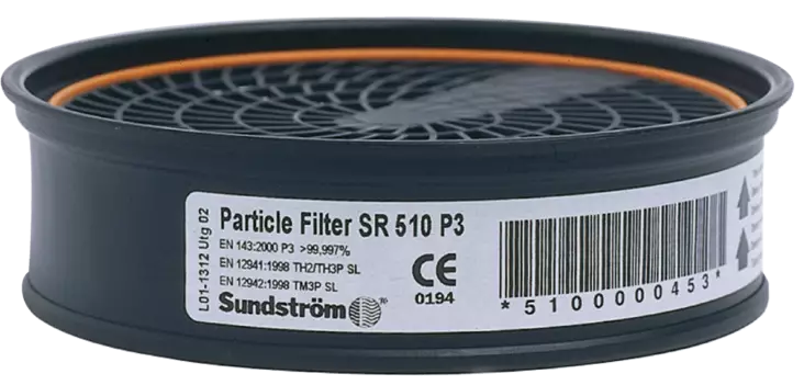Hiukkassuodatin Sundström SR 510 P3 - Hengityssuojaimet - 553323015 - 1