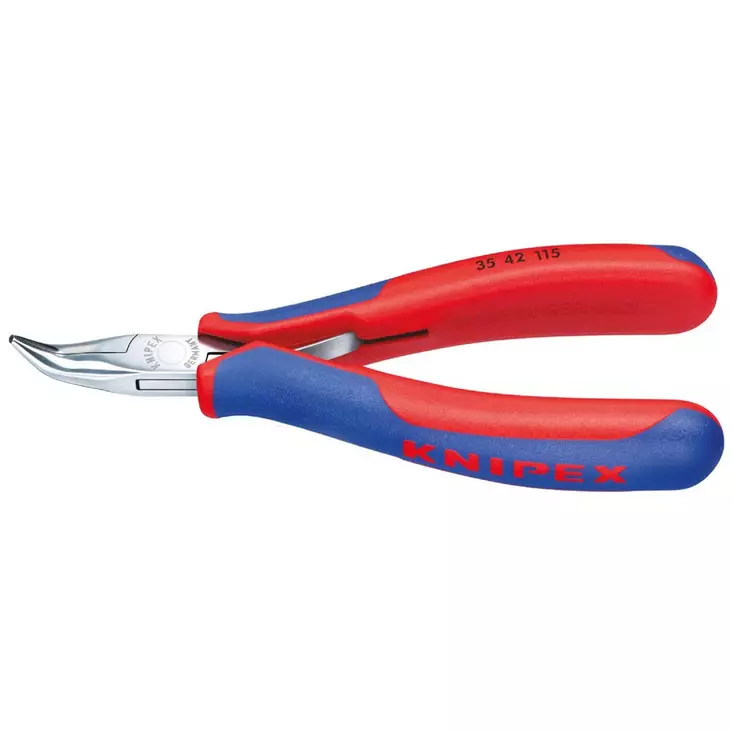 KNIPEX TAIV. ELEKTRONIIKKAKÄRKIPIHTI 115MM 45° - Sähkömiehen pihdit ja kuorijat - 3542115 - 1