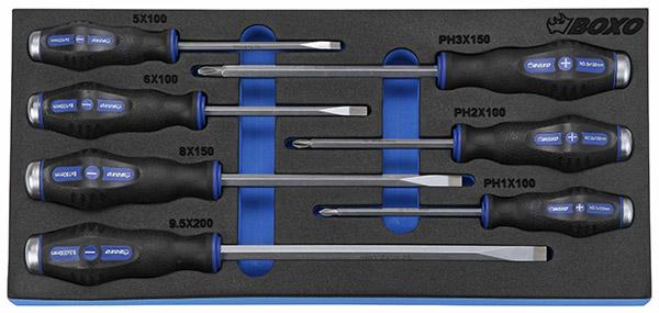 LYÖNTIRUUVIMEISSELISARJA - Moduulit työkaluvaunuihin - 284-BX005 - 1