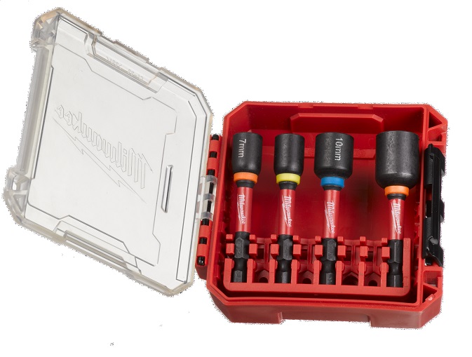 MILWAUKEE SHW Magneettihylsysarja 4-osaa - Ruuvauskärjet ja pidikkeet - MW492445 - 1