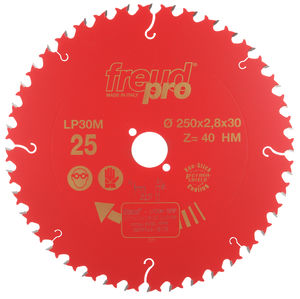 SIRKKELINTERÄ 250X2,8X30 Z40 KOVAMETALLI - Sirkkelinterät - CFT30025 - 1