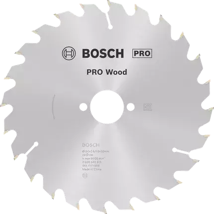 Bosch Pyörösahanterä 190X2,6X30MM Z24 OP - Sirkkelinterät - 2608640615 - 1