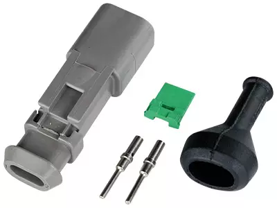 DEUTSCH DT PISTOKE "BOOT" 2-NAP UROSLIITTIMIN TÄYD. - Liittimet - 1605-N8K045 - 1